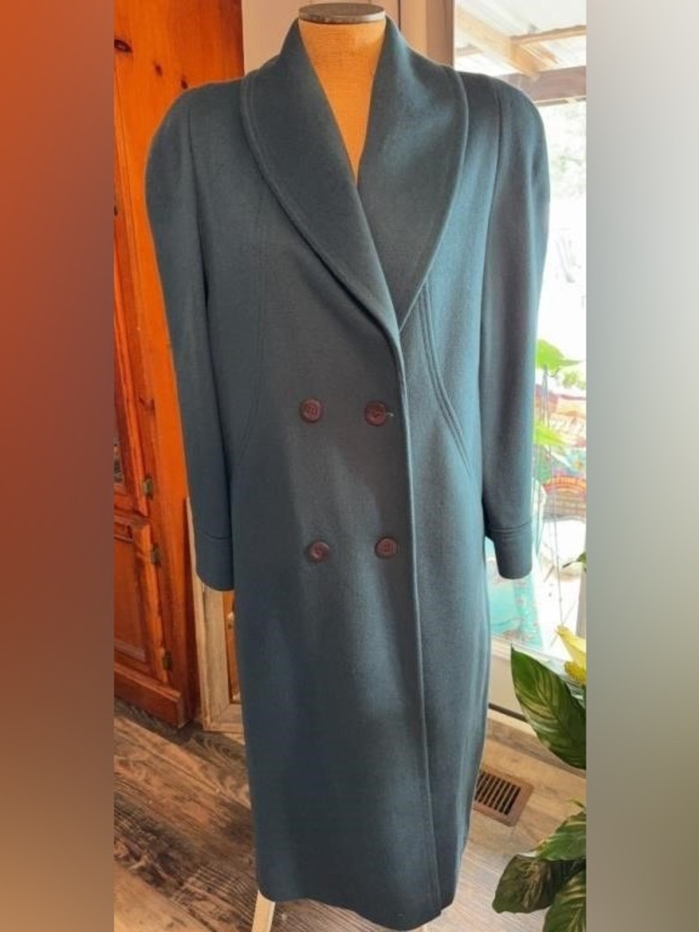 Lg/Xl Vintage Alorna Wool Pea Coat